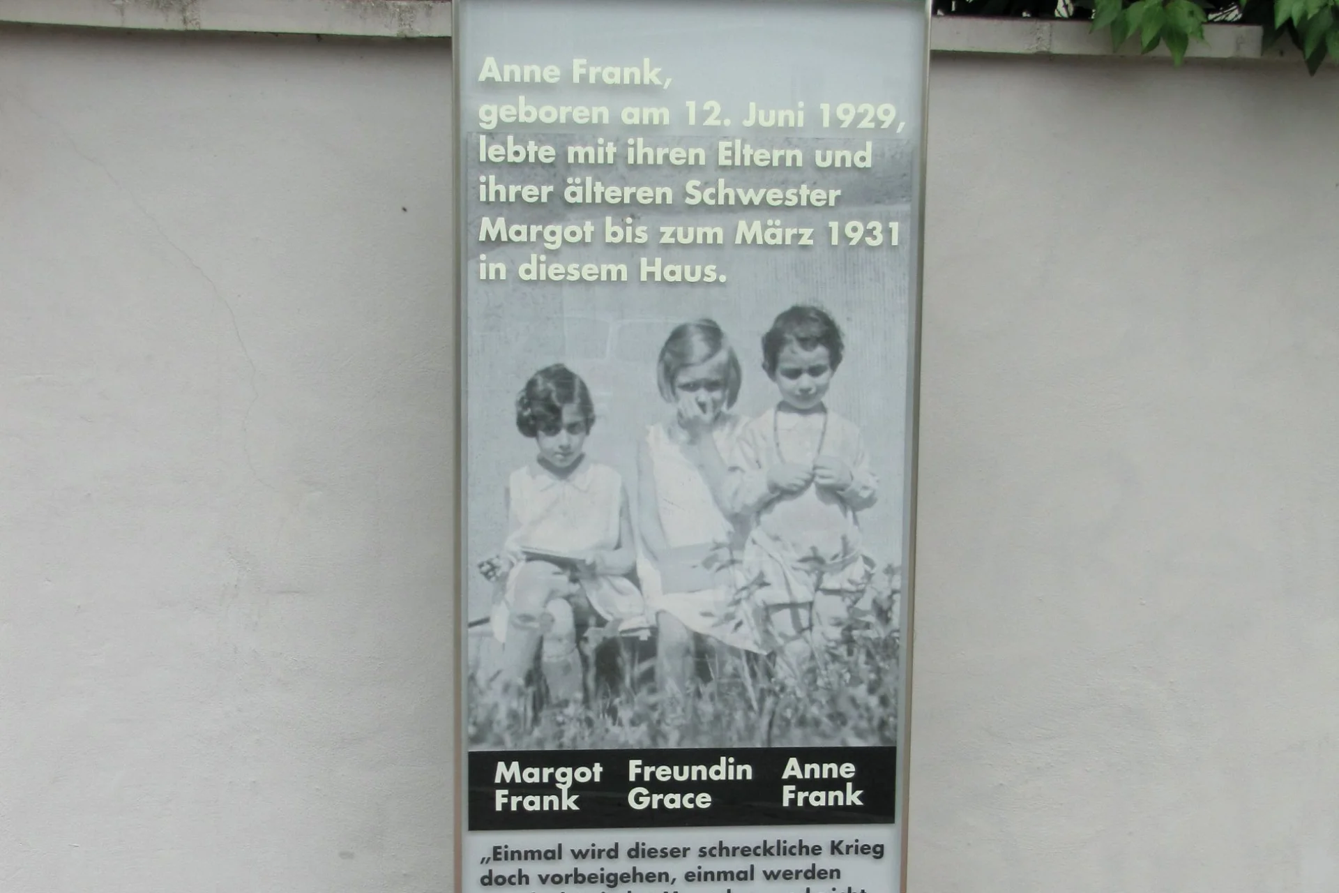 Anne Frank Birth House in Frankfurt